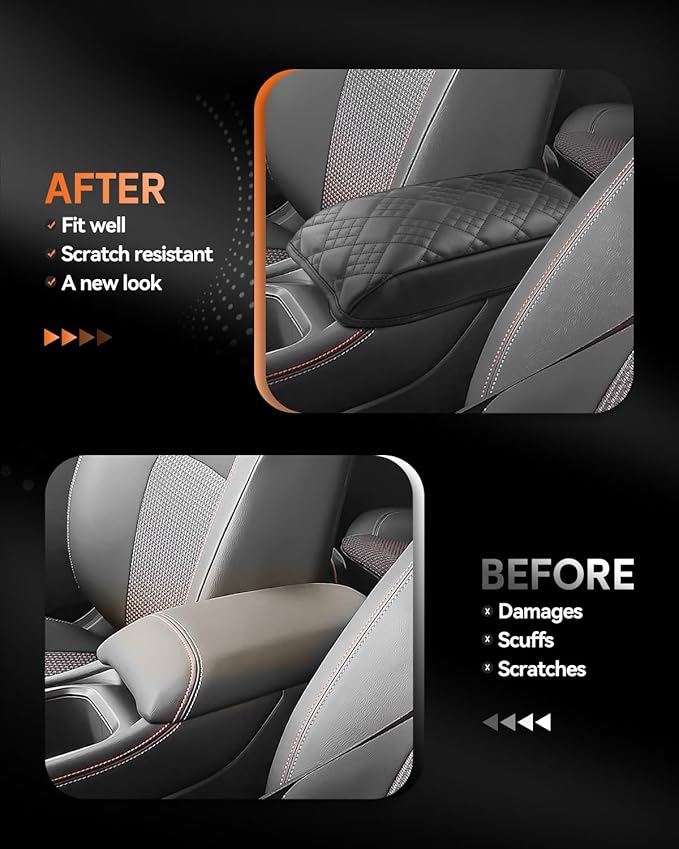 CDEFG for 2025 2026 Nissan Kicks Center Console Cover Armrest Box Cover for - Image 3