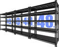 48" W Heavy Duty Garage Shelving, 5-Tier Metal Industrial Shelves, 3000LBS Loads by SDXYSTCE