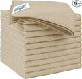 HOMEXCEL Brown Microfiber Cleaning Cloth 12 Pack, 12.5 x 12.5 inch Microfiber by HOMEXCEL