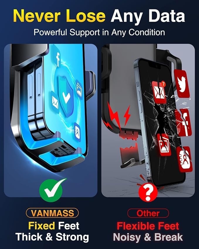 Car Phone Holder VANMASS【2025 Ultimate Military-Grade Upgraded】Suction Cell - Image 6