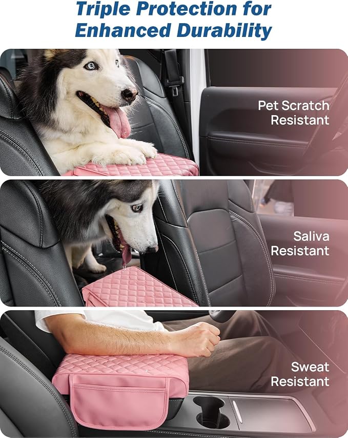 JOYTUTUS Pink Center Console Cover - Image 3