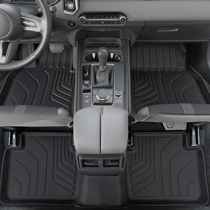 Floor Mats Set for 2023 2024 2025 Mazda CX-50 Gas, Full Coverage All Weather - Image 4