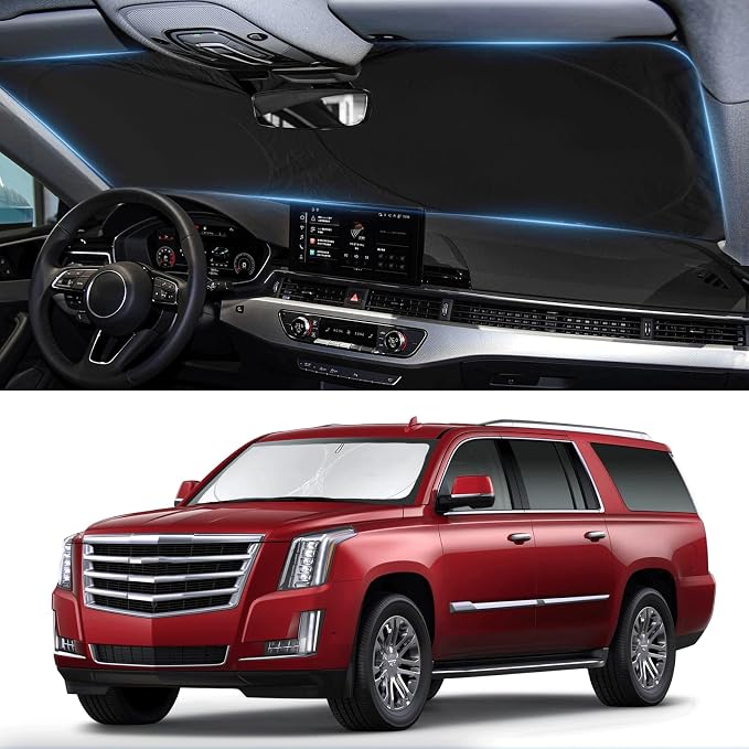 Custom Fit Escalade Windshield Sunshade by INSAUTO