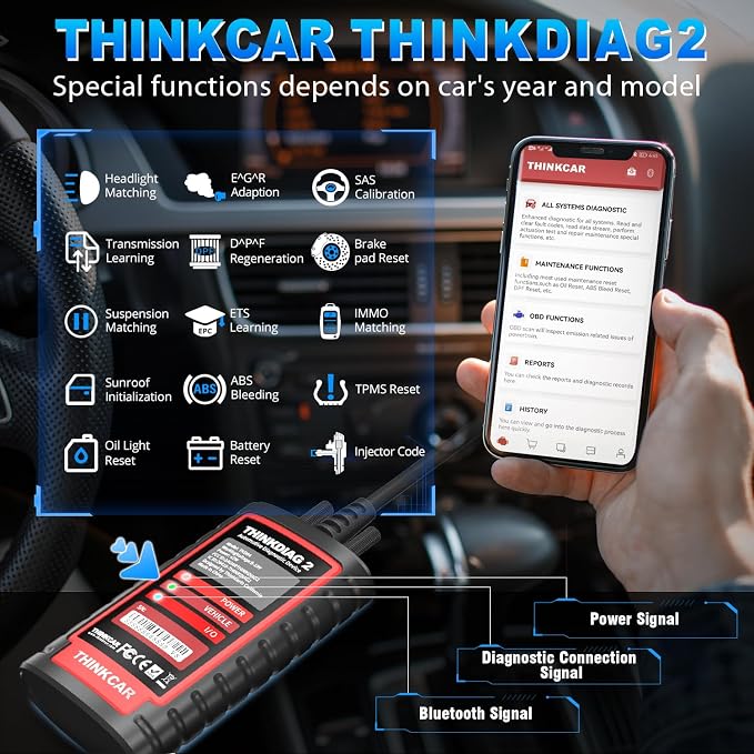 Thinkdiag2 All System Bidirectional Control OBD2 Diagnostic Scanner - Image 5