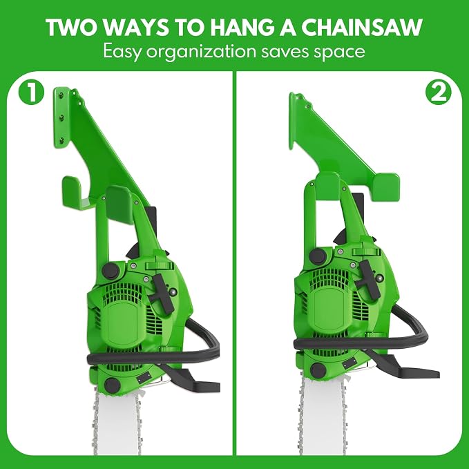 Chainsaw Hanger, Perfect Wall Mount Solution - Image 2