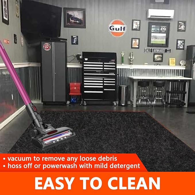 Non-Slip Garage Floor Mat for Under Car, Waterproof Backing, Protects Floor - Image 6