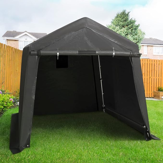 ADVANCE OUTDOOR 6x6 ft Storage Shelter Outdoor Portable Shed - Image 7