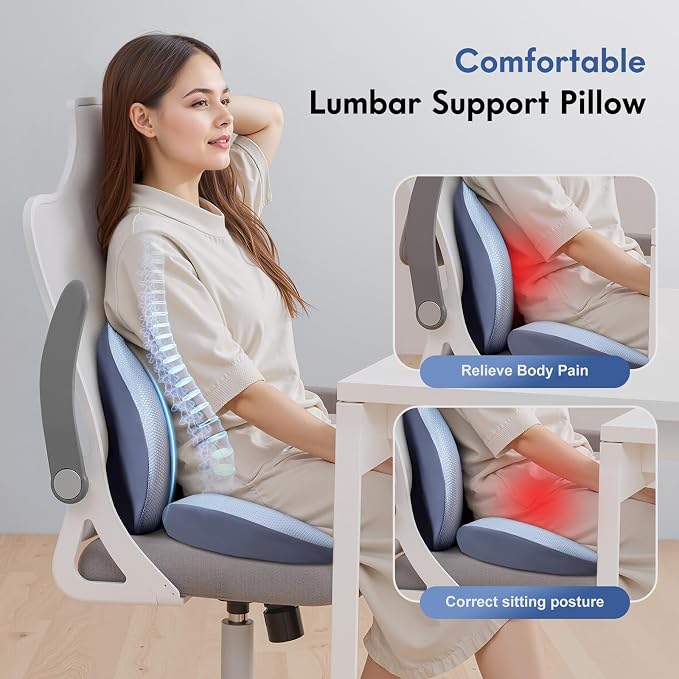 FLORICH Seat Cushion and Lumbar Support Pillow - Image 4