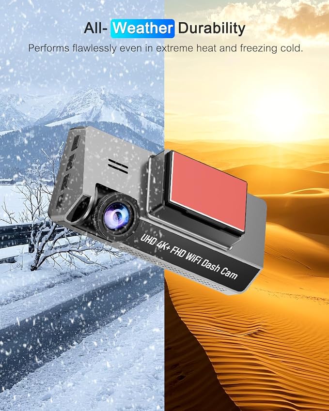 Dash Cam Front 4K Built-in 5GHz WiFi - Image 8