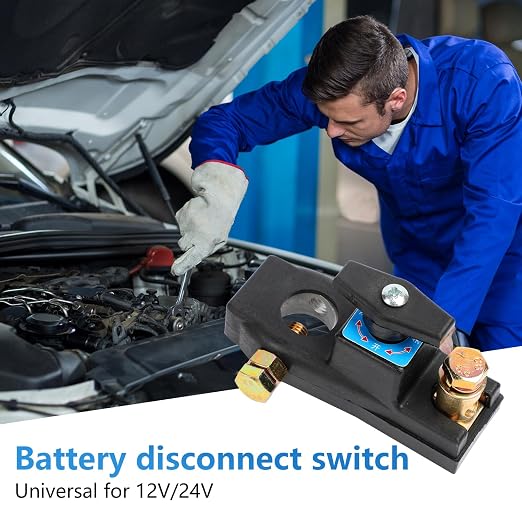 Battery Disconnect Switch, Heavy Duty Battery Shut Off Switch, High Current - Image 2