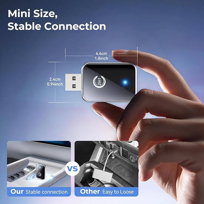 Wireless CarPlay Adapter for iPhone, Convert Wired CarPlay to Wireless - Image 7