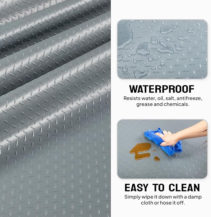 Bonnlo 7.5x17 FT Garage Floor Mat - Image 5