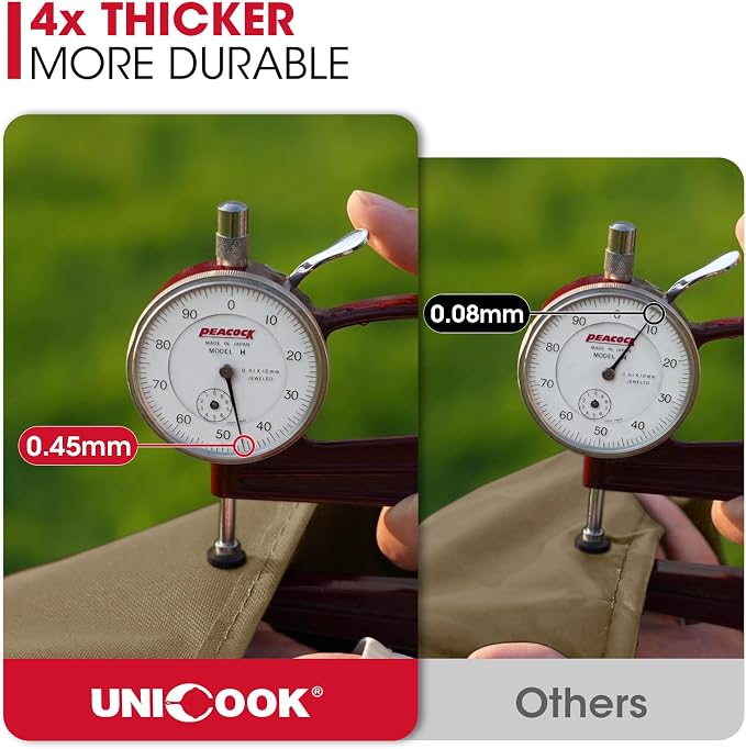 Unicook 65 Inch Grill Cover, Heavy Duty Waterproof Gas Grill Cover - Image 4