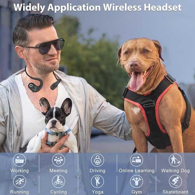 Trucker Bluetooth Headset, Open Ear Headphones - Image 5