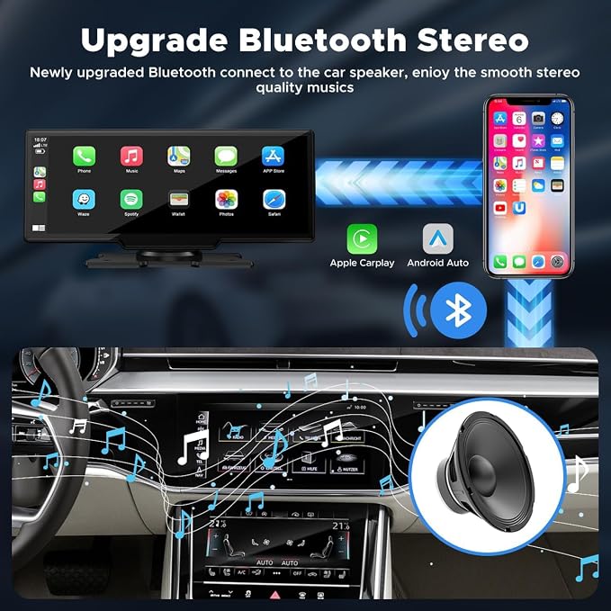 LAMTTO 9.26" Wireless Carplay and Android Auto - Image 4