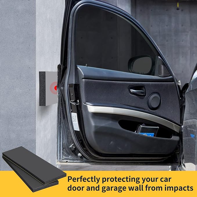 Garage Wall Protector, 2 Pack Garage Car Door Protector Bumper Guard - Image 6