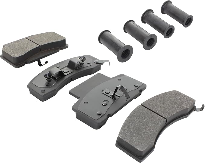 Premium Semi-Metallic Front Brake Pads Compatible - Image 2