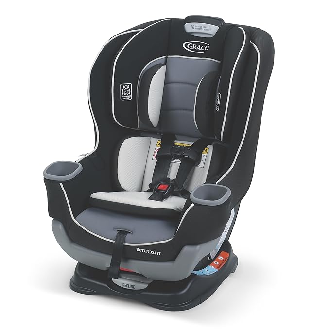 Graco Extend2Fit Convertible Baby Car Seat, Rear and Forward Facing, Adjustable by Graco