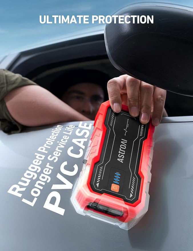 AstroAI S8 Pro Car Battery Jump Starter, 3000A Peak Jump Starter Battery Pack - Image 4