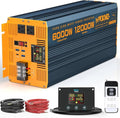6000 Watt Power Inverter Pure Sine Wave 48V DC to 110V 120V Heavy Duty Inverter by MWXNE