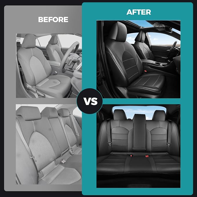 for Toyota Camry Seat Covers LE SE SE Nightshade 2018 2019 2020 2021 2022 2023 - Image 7