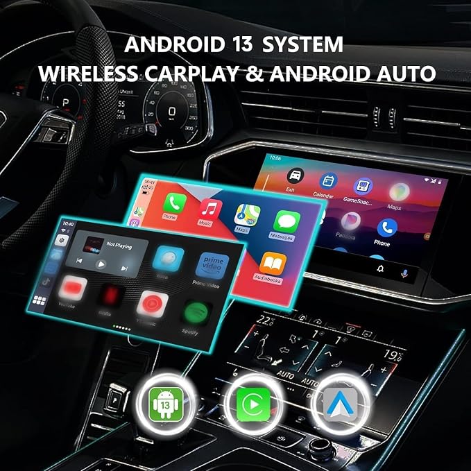 Binize Wireless CarPlay Android AUTO Multimedia Video Box 4G Cellular, Android - Image 2
