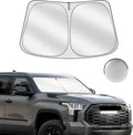Windshield Sun Shade for Toyo-ta Tundra 2022-2025 2026 Foldable Sunshade Custom by SULAGIWINDSHIELDSUNSHADE