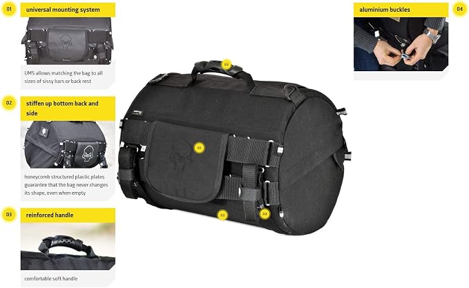 TUBE motorcycle travel luggage, made of waterproof Italian leather, 11.3 - Image 6