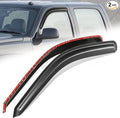 Auto Dynasty 2Pcs Carbon Fiber Pattern Window Visors Compatible by AutoDynasty