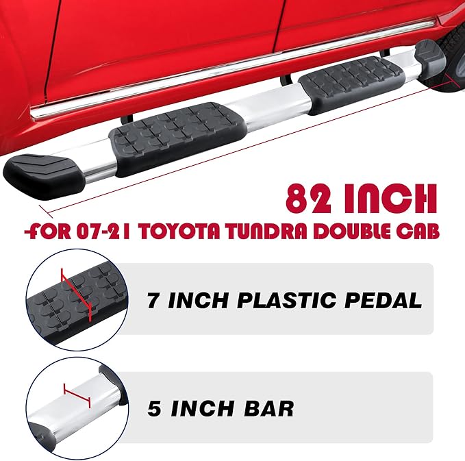 COMNOVA Running Boards Side Steps Step Bars Compatible - Image 3