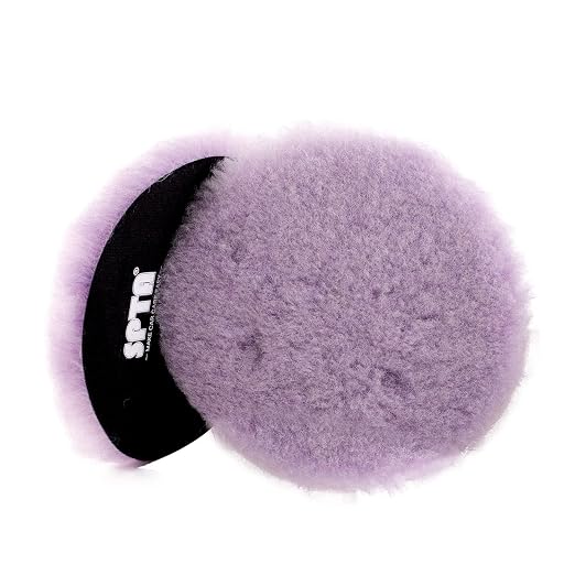 Wool Polishing Pads, SPTA 2Pcs 5Inch Wool Cutting Pad, Wool Buffing Wheel by SPTA
