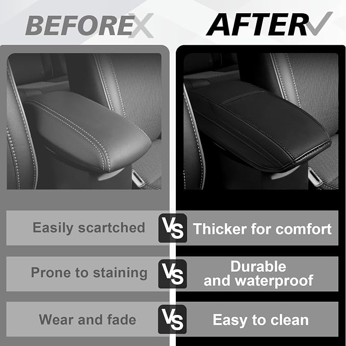 Muslogy Center Console Armrest Cover Compatible - Image 6