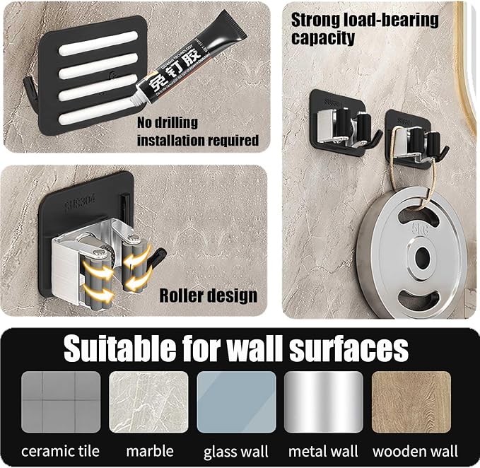 Stainless Steel Mop and Broom - Image 5