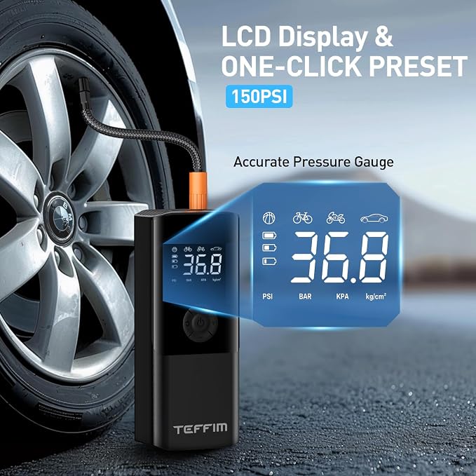 Tire Inflator Portable Air Compressor - Image 4
