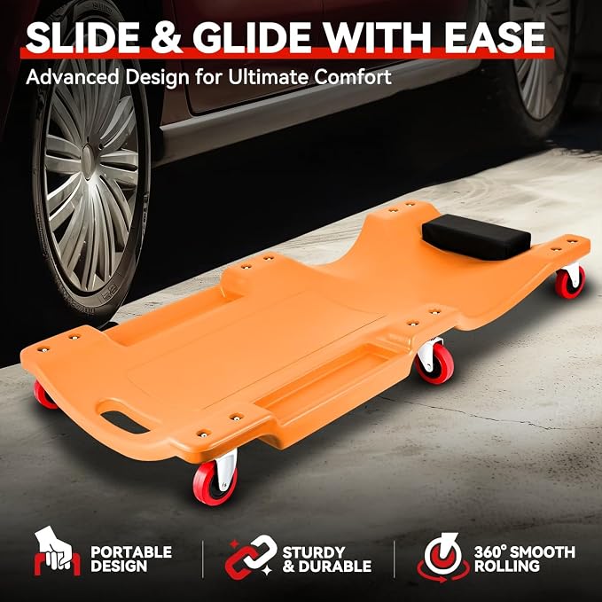 Auto Dynasty 36 Inches Mechanic Creeper, Automotive Garage Repair Low Profile - Image 3