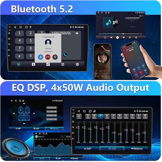 4G+64G Android 13 Car Radio for Honda Civic 2006-2011 - Image 6
