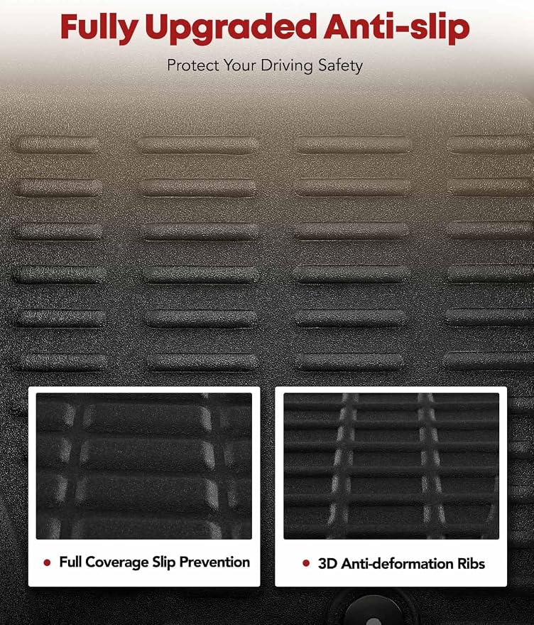 YHTAUTO Automotive All Weather Floor Mats Compatible - Image 4