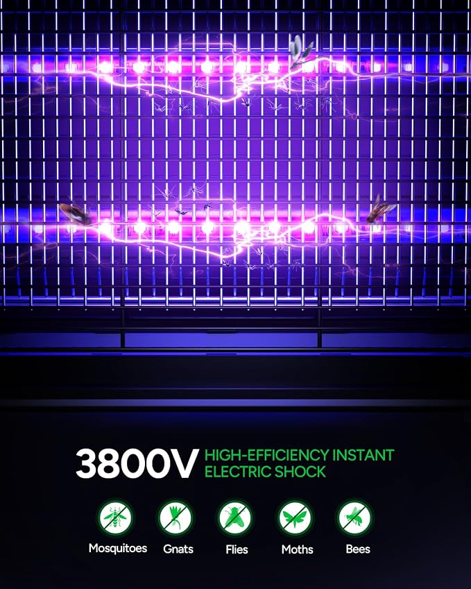 Buzbug LED Bug Zapper Outdoor Indoor, 10 Years Lifespan Lamp, Rechargeable - Image 4