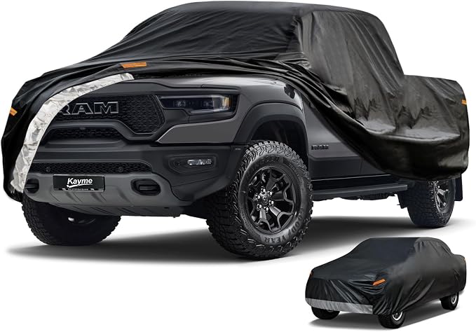 Kayme 7 Layers Truck Cover Waterproof All Weather, Heavy Duty Outdoor Pickup by kayme