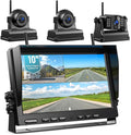 Fookoo HD 10" Magnetic Wireless Backup Camera, Rechargeable 2 Side View 1 Rear by FOOKOO