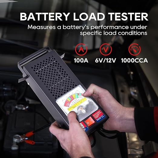 TOPDC Car Battery Tester, Battery Load Tester 100-1000 CCA, Automotive Battery - Image 2