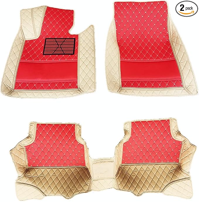 Custom All-Weather Protection Luxury Leather Floor Mats by JTXWANG