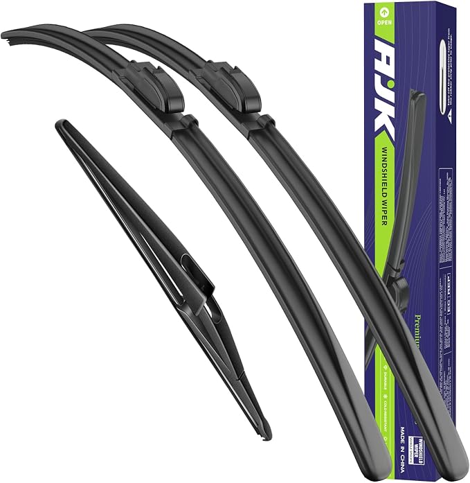 AJK Wiper Blades for Hyundai Elantra GT 2018 2019 2020, 2 Piece All Weather OEM by AJK