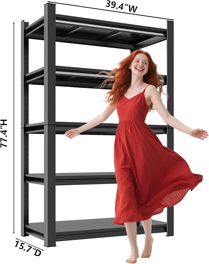 【Industrial Metal Adjustable Storage Shelving Units】Heavy Duty Steel Wire Rack - Image 2