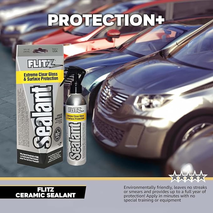 Flitz Ceramic Sealant - 8oz Bottle of USA-Made Ceramic Coating - Image 4