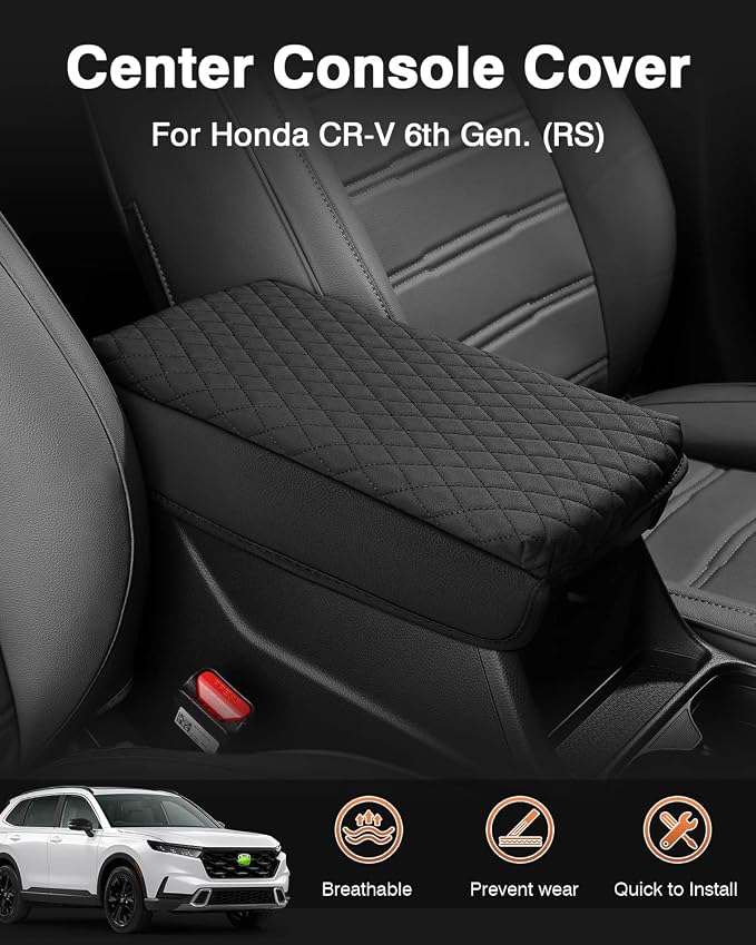 Shademax Center Console Cover for Honda CRV 2026 2025 2024 2023 Accessories CRV - Image 2