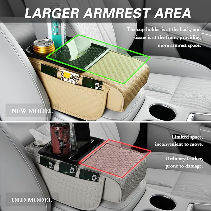 Car Center Console Cover, Armrest Cover - Image 3