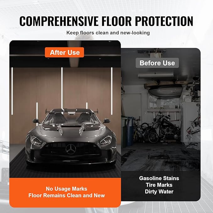VEVOR Diamond-Plate Flooring Roll, SBR Rubber Mat, Gym & Garage Industry - Image 6