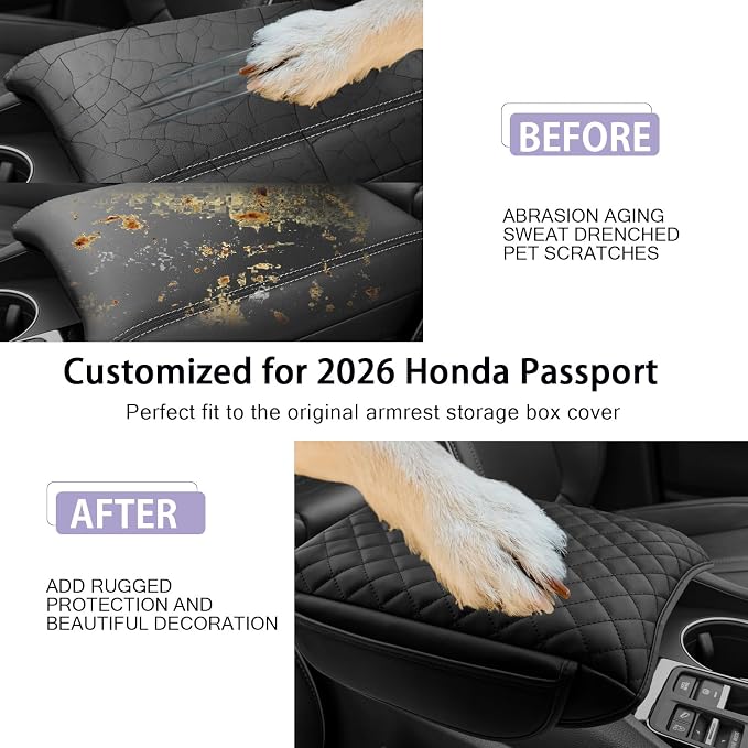 LUWU 2026 Passport Center Console Cover Compatible - Image 2