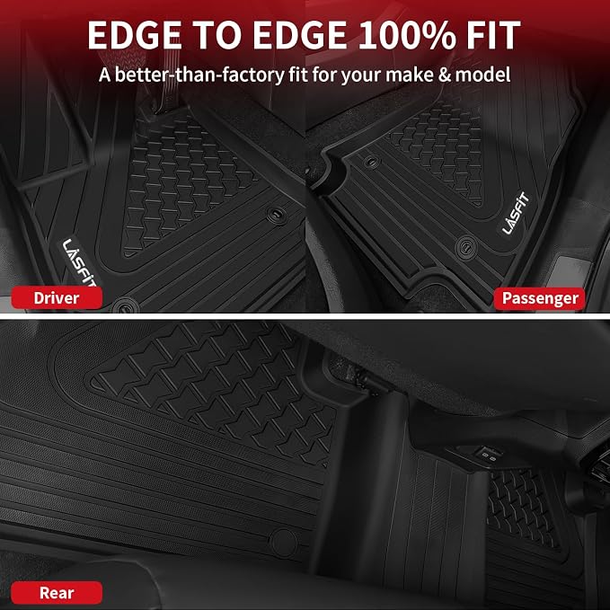 LASFIT Floor Mats Fit for Lexus 2025 2024 2023 2022 NX/NX250/NX350, All Weather - Image 6